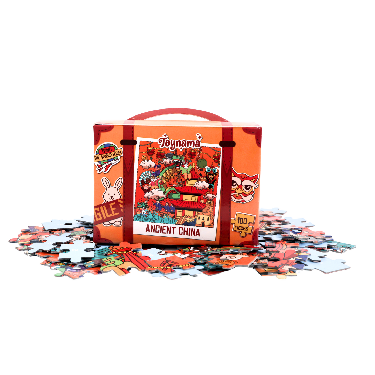 Ancient China 100 Pieces Ages 5+ | Chinese Culture Interactive Learning with App | Educational Gift