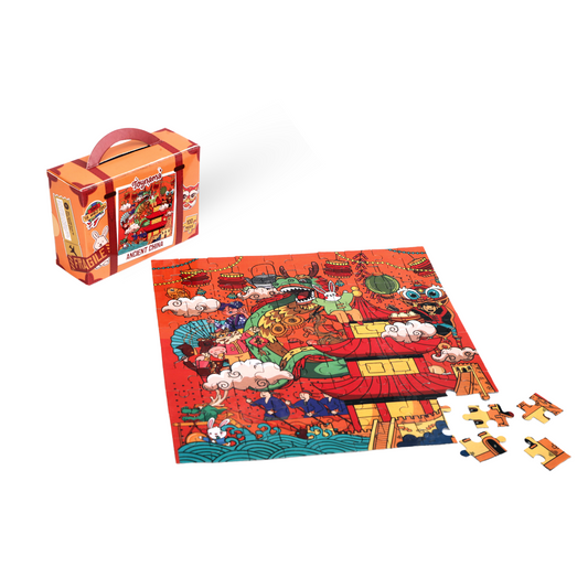 Ancient China 100 Pieces Ages 5+ | Chinese Culture Interactive Learning with App | Educational Gift
