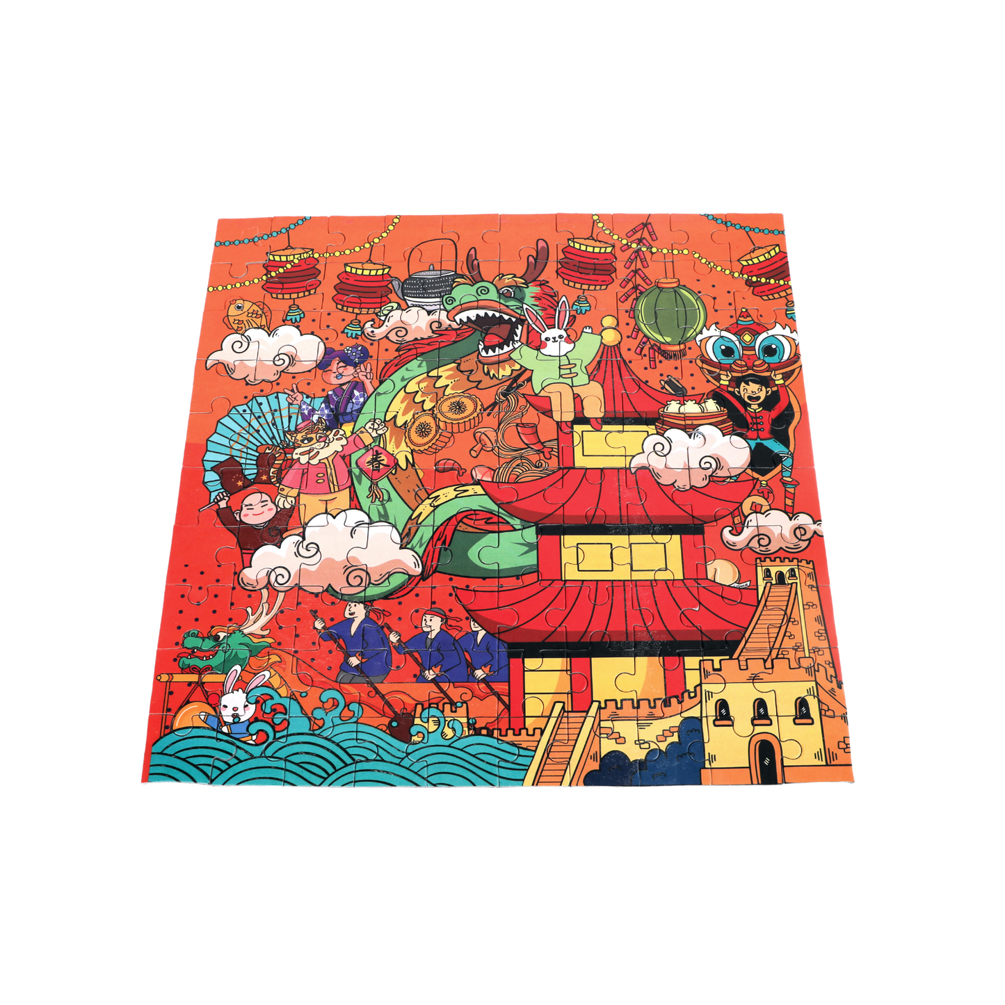 Ancient China 100 Pieces Ages 5+ | Chinese Culture Interactive Learning with App | Educational Gift