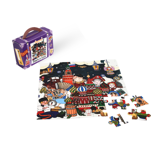 Wonders of Russia 49 Pieces Ages 4+ | Russian Culture Interactive Learning with App | Educational Gift