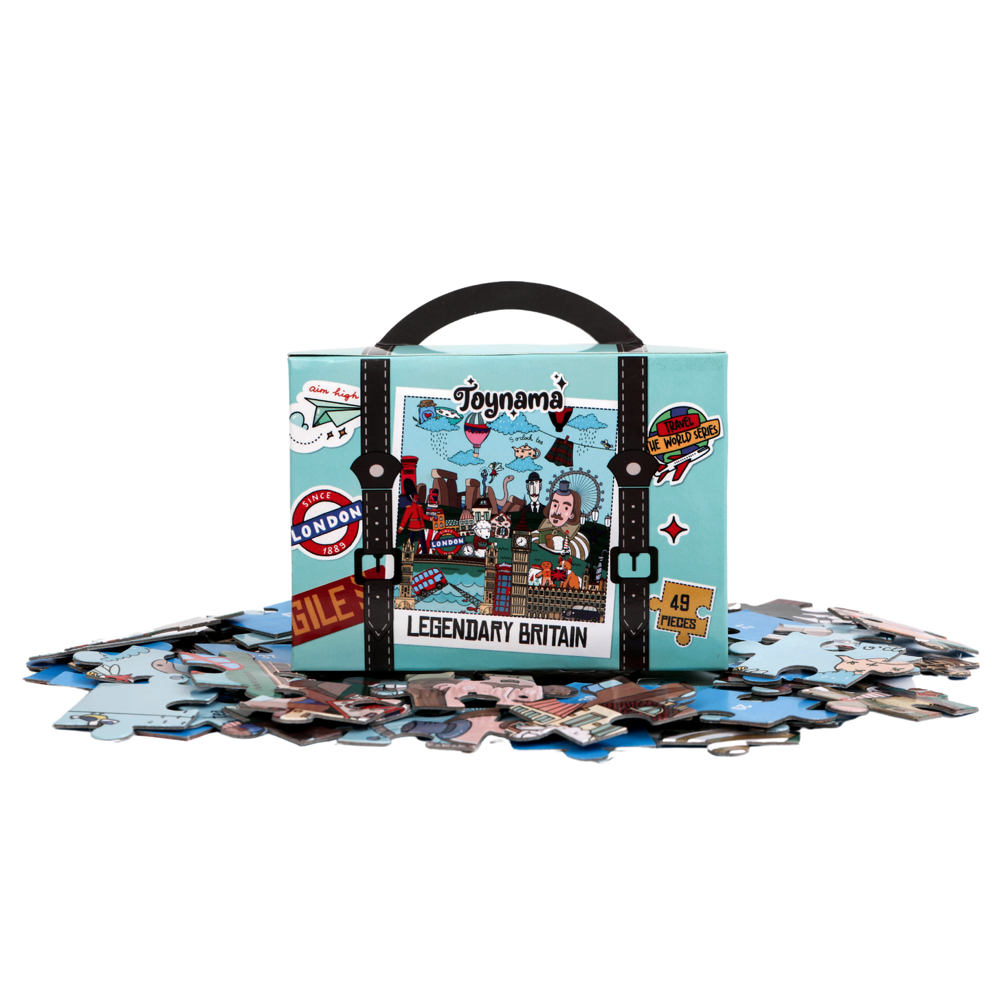 Legendary Britain 49 Pieces Ages 4+ | British Culture Interactive Learning with App | Educational Gift