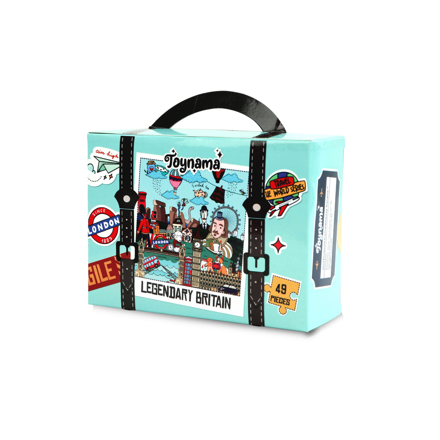 Legendary Britain 49 Pieces Ages 4+ | British Culture Interactive Learning with App | Educational Gift