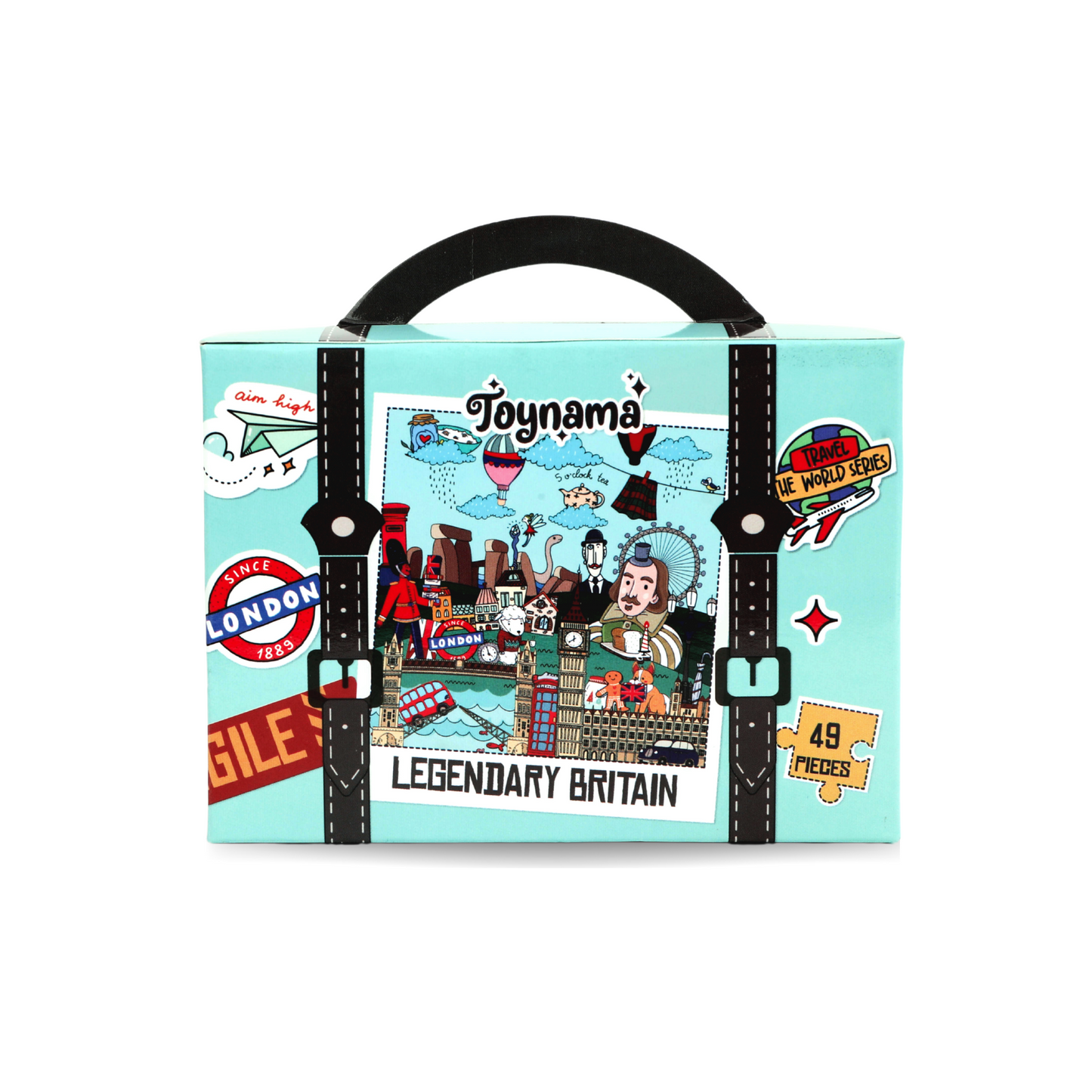 Legendary Britain 49 Pieces Ages 4+ | British Culture Interactive Learning with App | Educational Gift