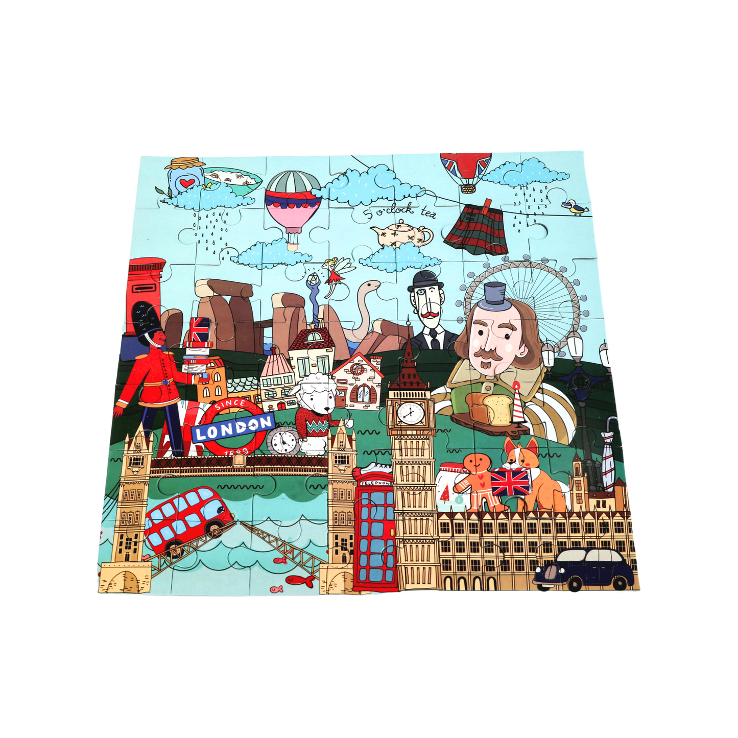 Legendary Britain 49 Pieces Ages 4+ | British Culture Interactive Learning with App | Educational Gift