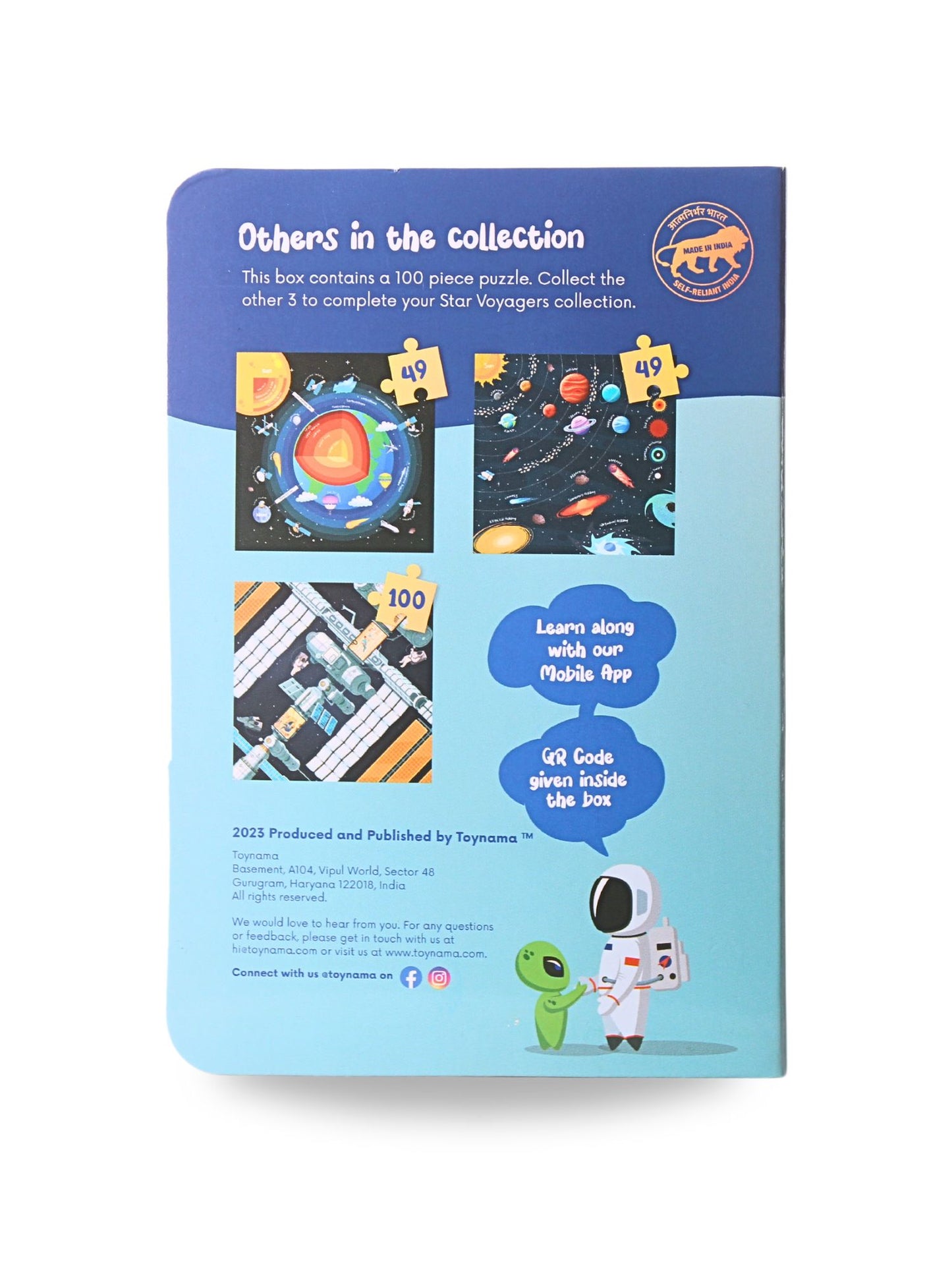 Air and Space Treasures 100 Pcs Jigsaw Puzzles Ages 3+