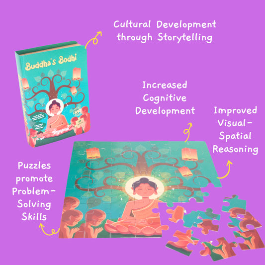 Buddhas Bodhi 49 Pcs Jigsaw Puzzles Ages 3+