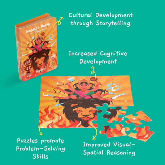 Durga 25 Pcs Jigsaw Puzzles Ages 2+
