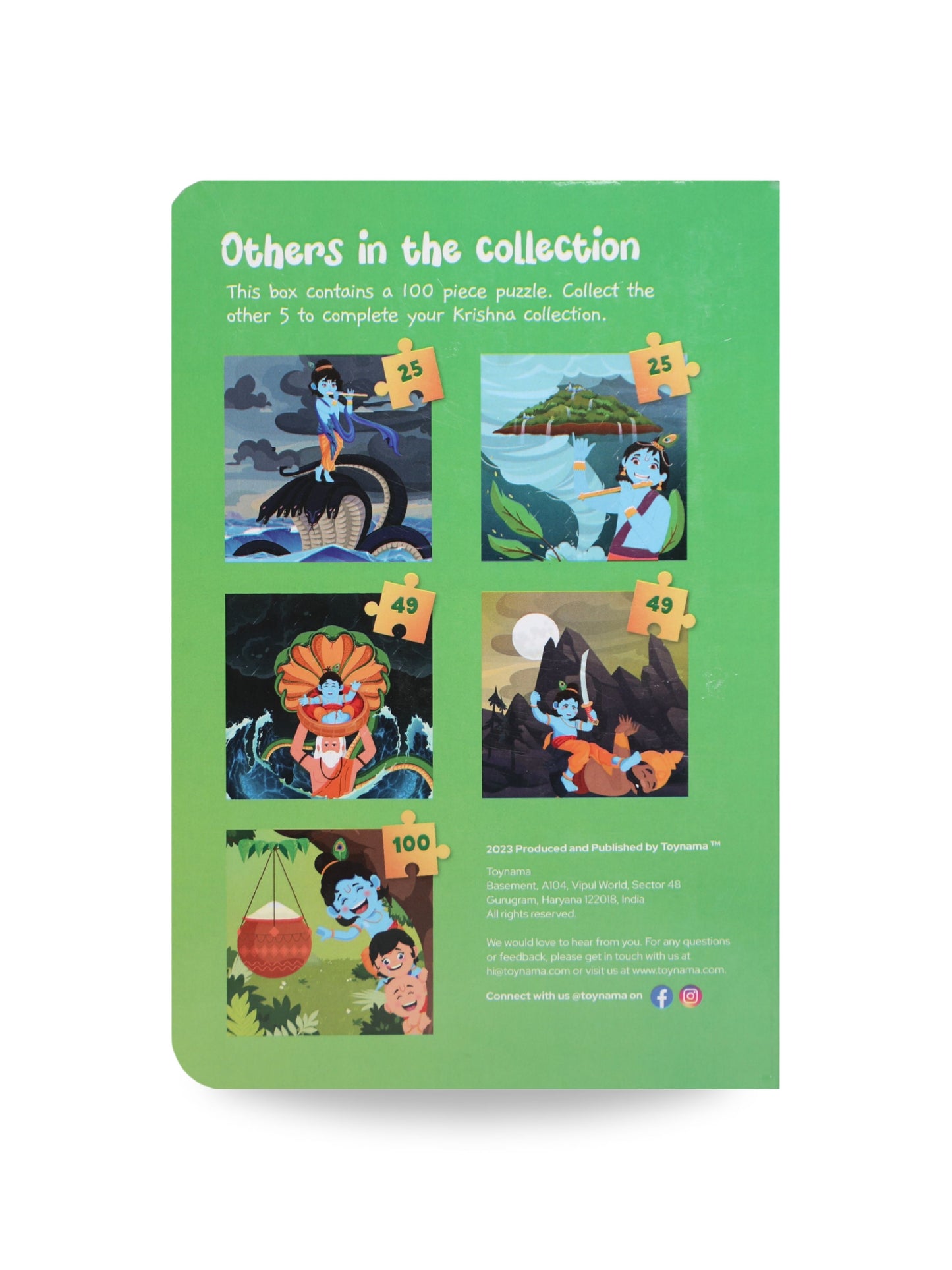 Krishna Gopala 100 Pcs Jigsaw Puzzles Ages 3+
