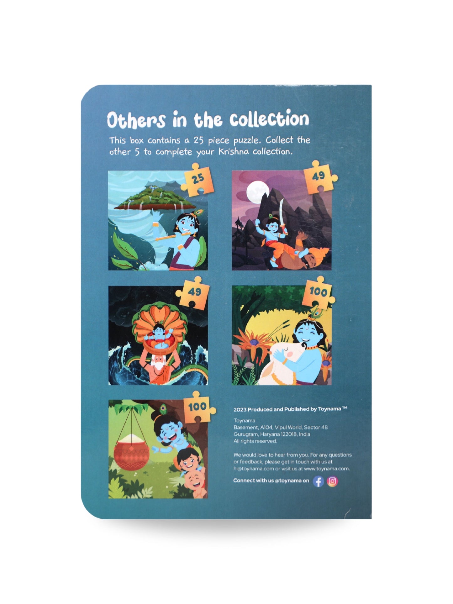 Krishna V Kaaliya 25 Pcs Jigsaw Puzzles Ages 2+
