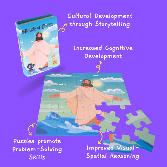 Miracle of Christ, Birth of Christ, Easter Sunday 25, 49 and 100 Pcs Jigsaw Puzzles Ages 3+