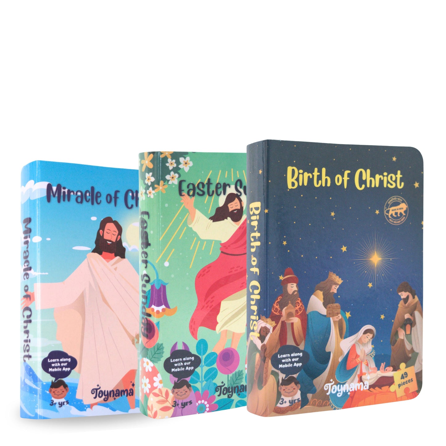 Miracle of Christ, Birth of Christ, Easter Sunday 25, 49 and 100 Pcs Jigsaw Puzzles Ages 3+
