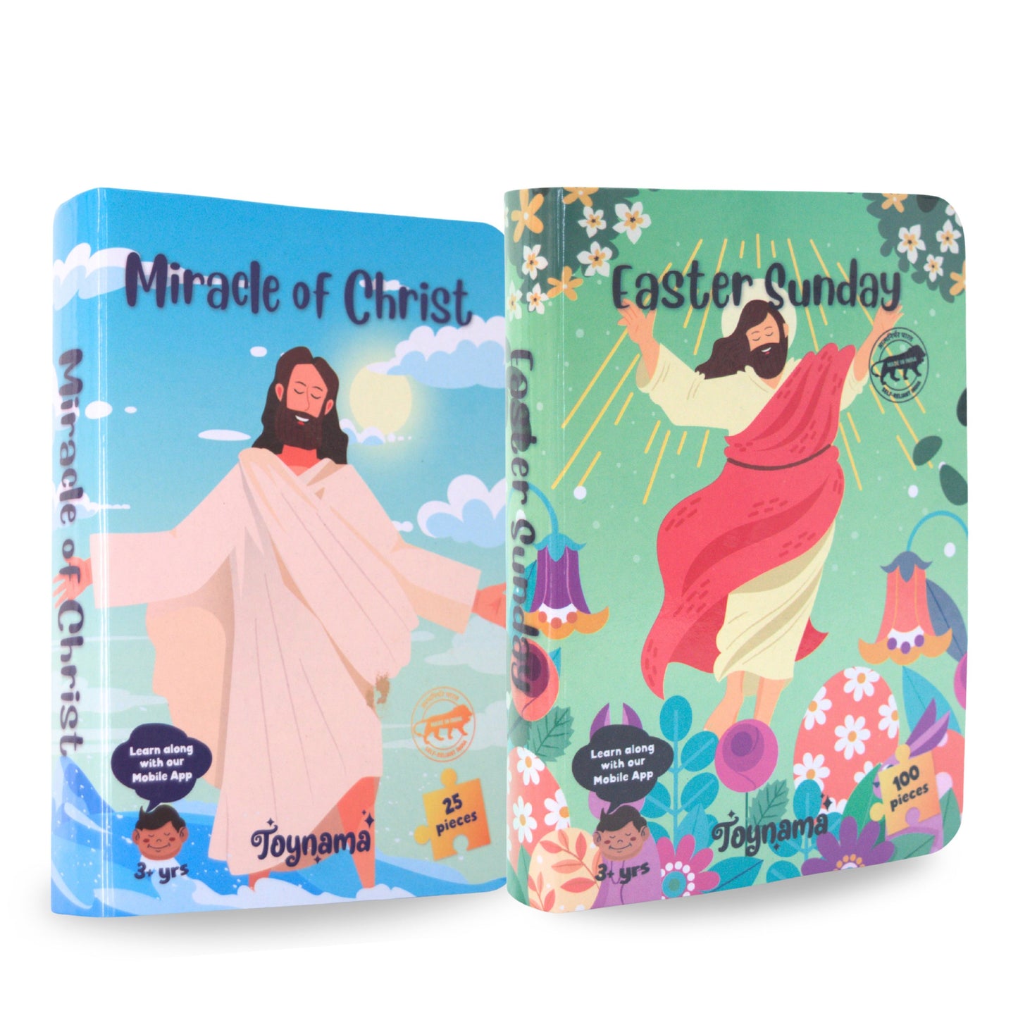 Miracle of Christ, Easter Sunday 25 and 100 Pcs Jigsaw Puzzles Ages 3+