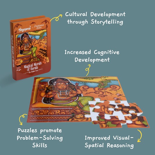 Magical Murals of Kerala 25 Pcs Jigsaw Puzzles Ages 2+