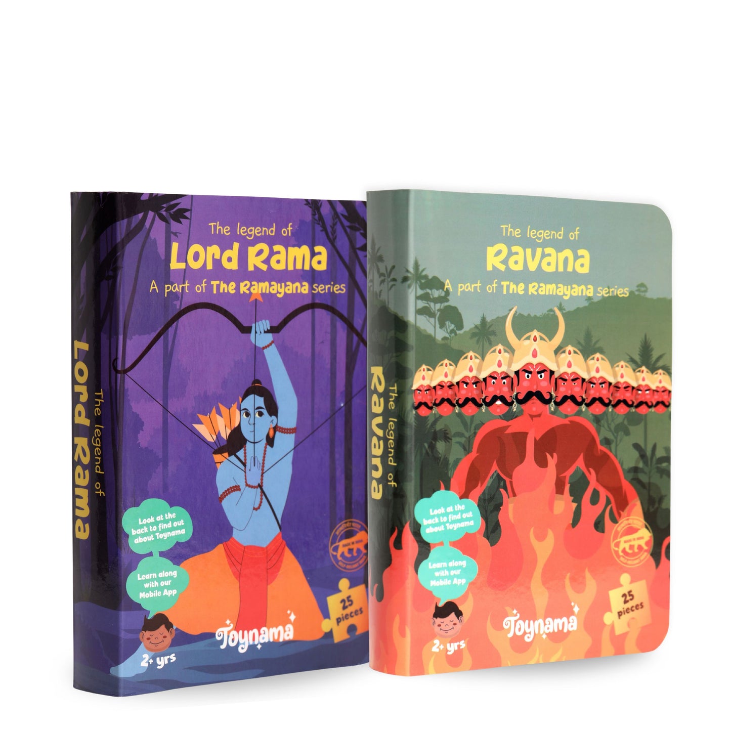 Ram and Raavan 25 Pcs Set of 2 Jigsaw Puzzles Ages 2+