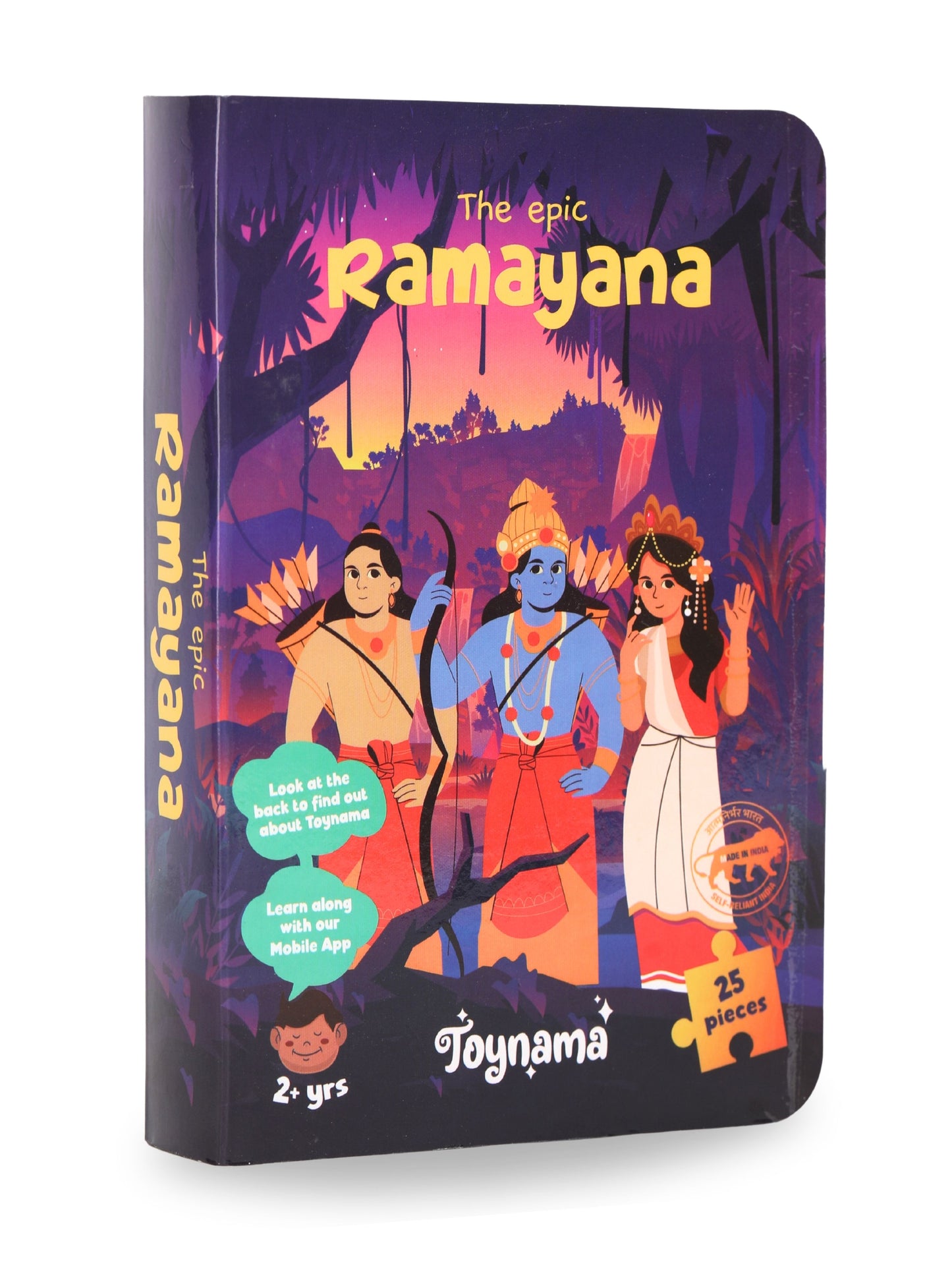 Melting Pot - Ramayan, Shiva, Makhan Chor, Ibaadat, Easter Sunday, Langar Seva, Buddhas Bodhi, Birth of Christ 2 X 25 Pcs, 4 X 49 Pcs, 2 X 100 Pcs Jigsaw Puzzles Ages 3+