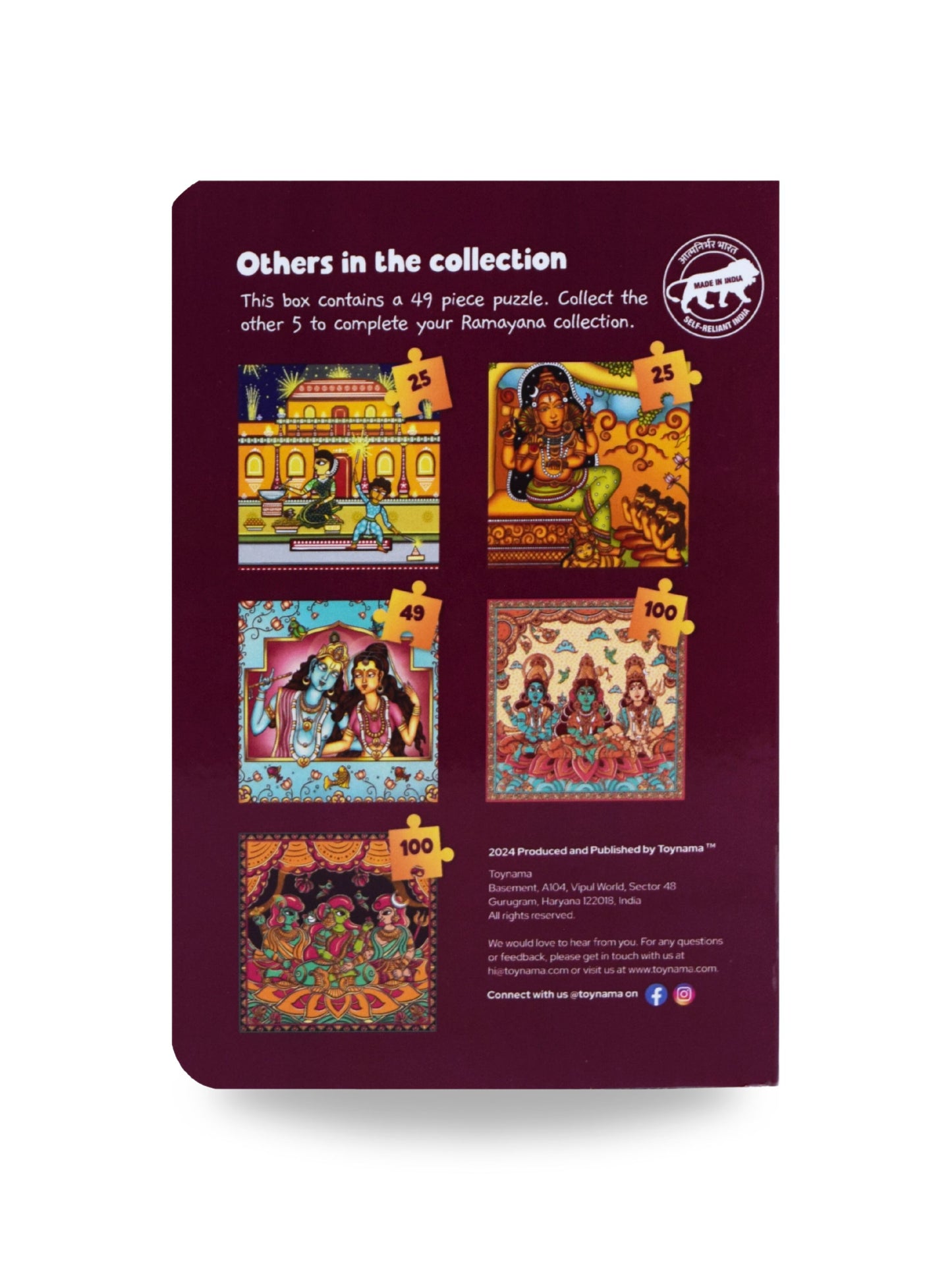 Wonderful Warli 49 Pcs Jigsaw Puzzles Ages 3+