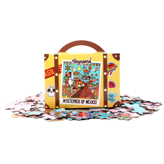 Mysteries of Mexico 100 Pieces Ages 5+ | Mexican Culture Interactive Learning with App | Educational Gift