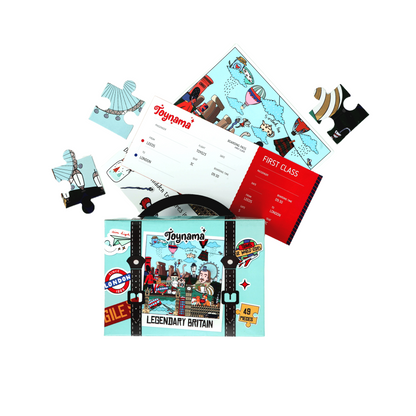 Legendary Britain 49 Pieces Ages 4+ | British Culture Interactive Learning with App | Educational Gift