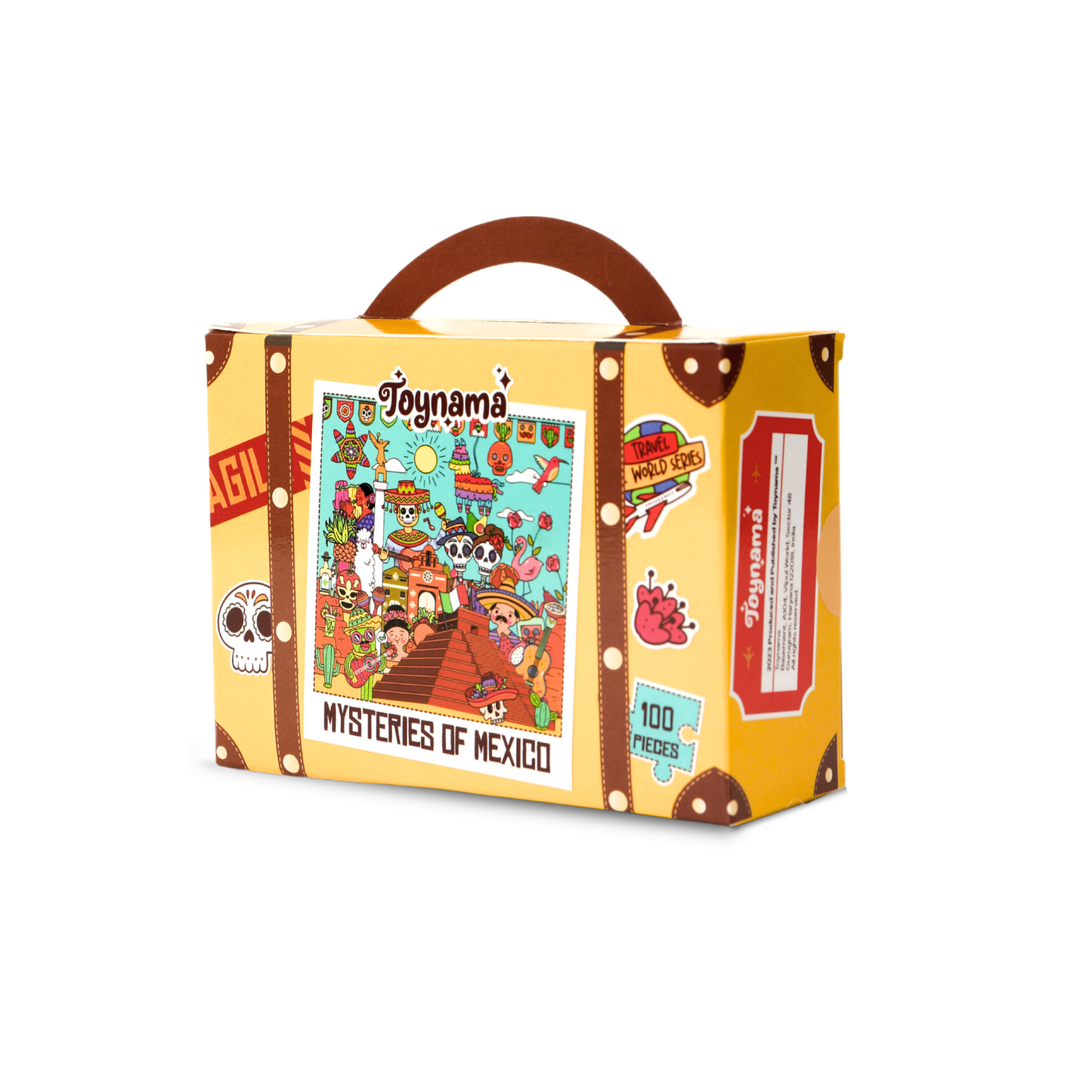 Mysteries of Mexico 100 Pieces Ages 5+ | Mexican Culture Interactive Learning with App | Educational Gift