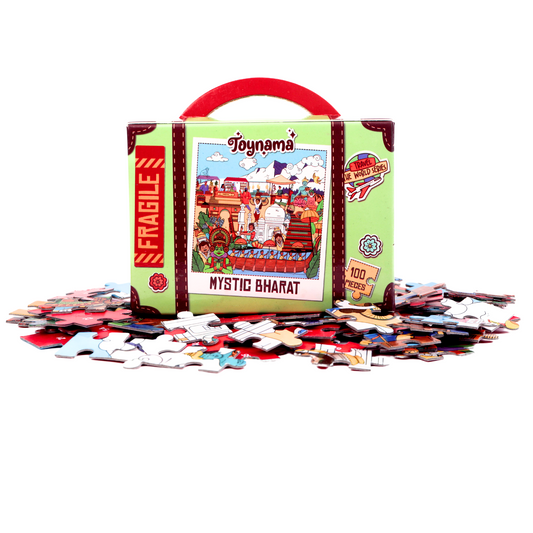 Mystic Bharat 100 Pieces Ages 5+ | Indian Culture Interactive Learning with App | Educational Gift
