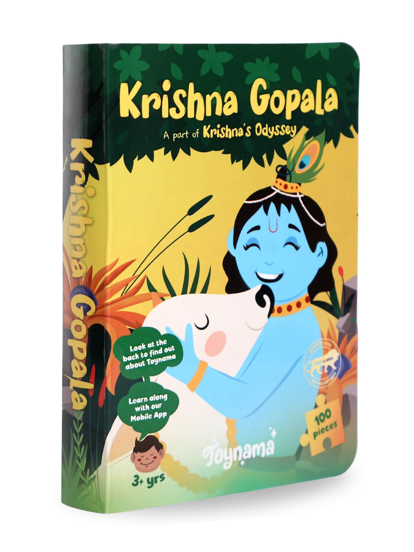 The Krishna Odyssey Omnibus 25, 49 and 100 Pcs Set of 2 Each Jigsaw Puzzles Ages 2+