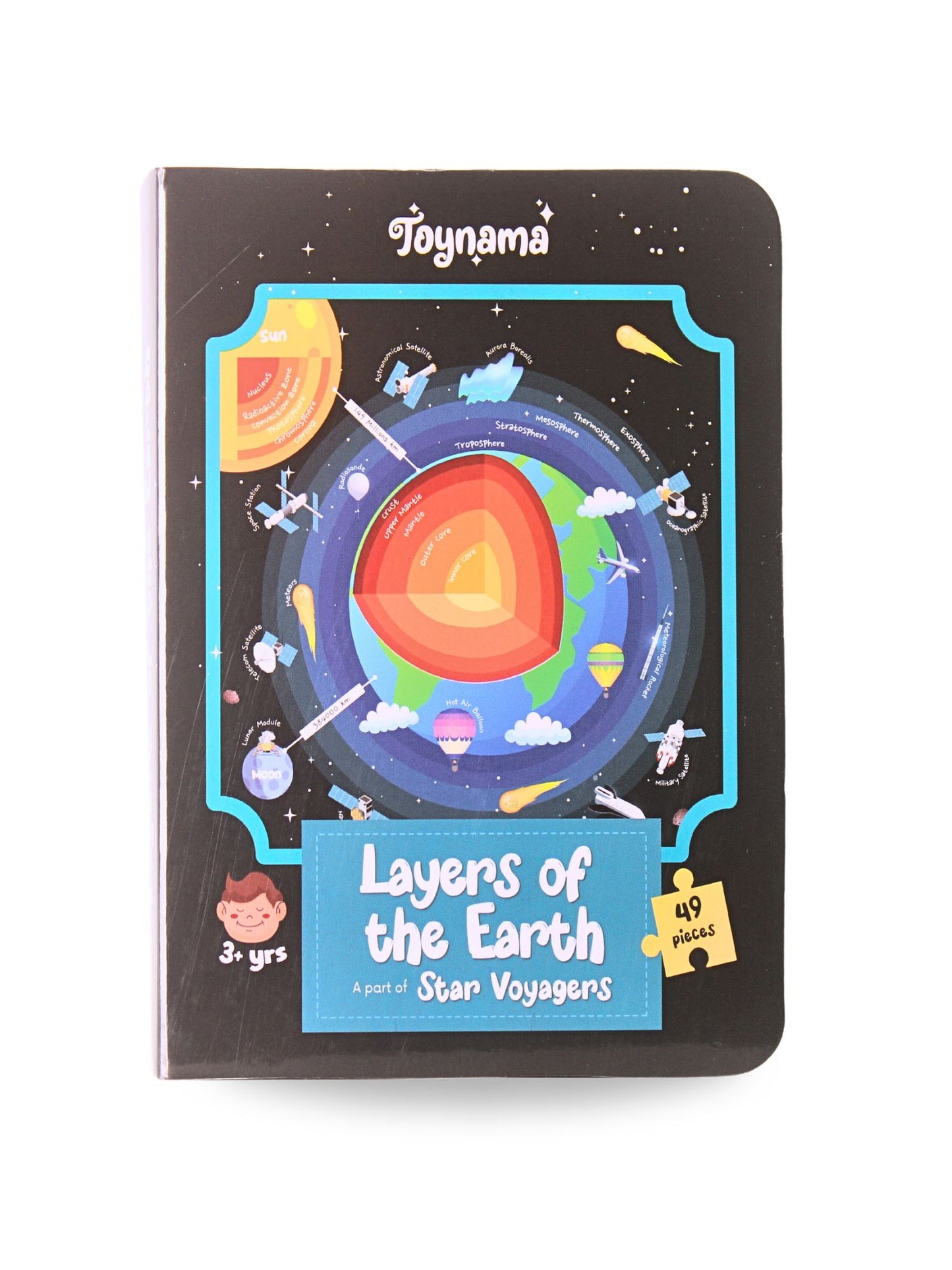 Layers of the Earth 49 Pcs Jigsaw Puzzles Ages 3+