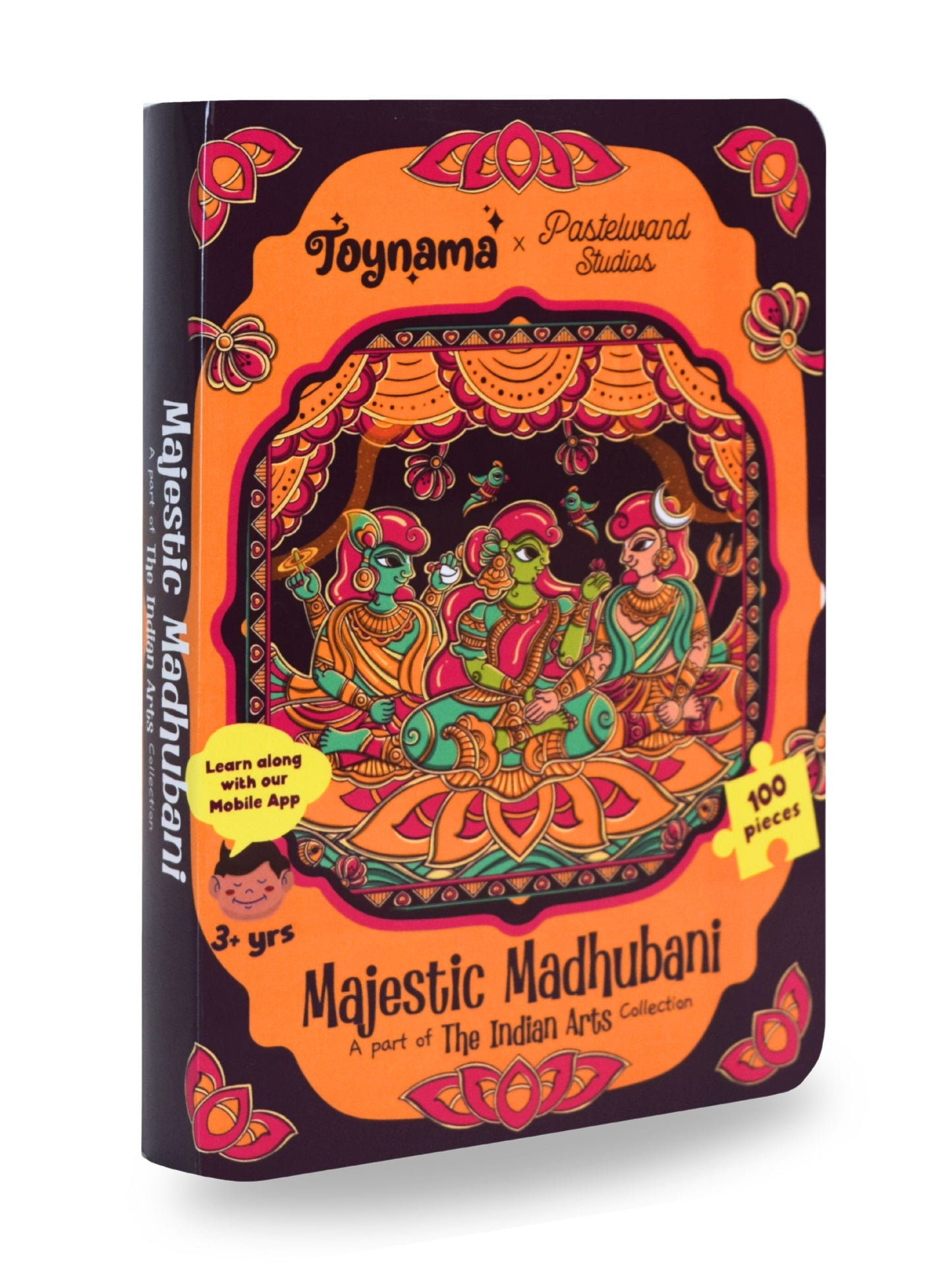 Majestic Madhubani 100 Pcs Jigsaw Puzzles Ages 3+