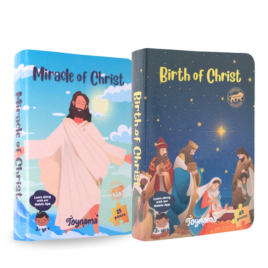 Miracle of Christ, Birth of Christ 25 and 49 Pcs Jigsaw Puzzles Ages 3+
