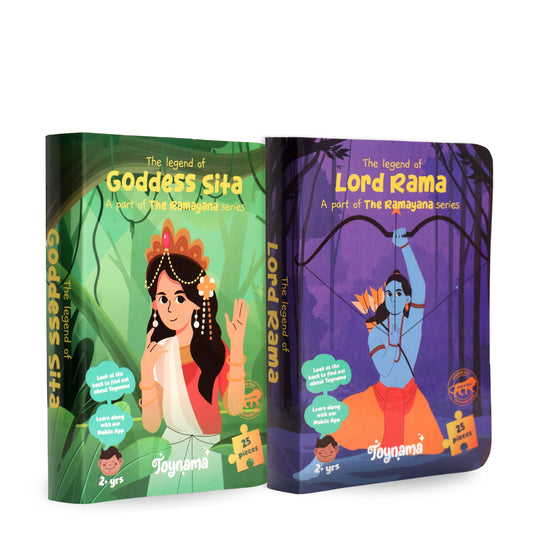 Ram and Sita 25 Pcs Set of 2 Jigsaw Puzzles Ages 2+