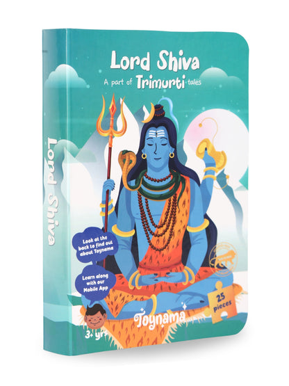 Brahma, Vishnu and Shiva 25, 49 and 100 Pcs Jigsaw Puzzles Ages 2+