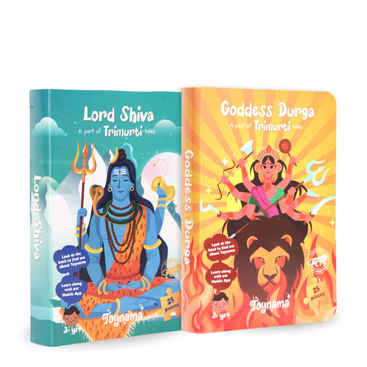 Shiva and Durga 25 Pcs Set of 2 Jigsaw Puzzles Ages 2+