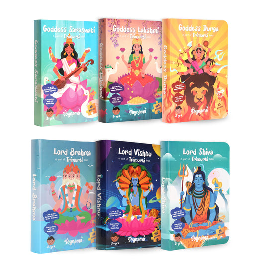 The Trimurti Tales Omnibus 25, 49 and 100 Pcs Set of 2 Each Jigsaw Puzzles Ages 2+