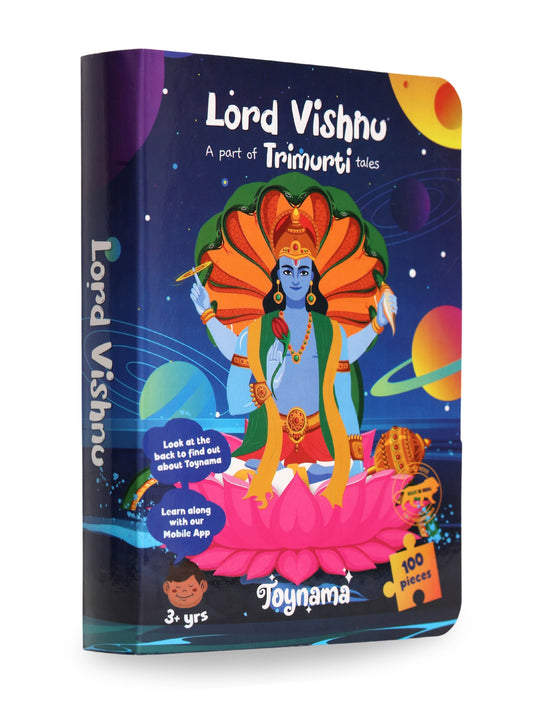 Vishnu and Lakshmi 100 Pcs X 2 Jigsaw Puzzles Ages 3+